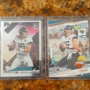 Trevor Lawrence Lot of 2 Rookie Cards